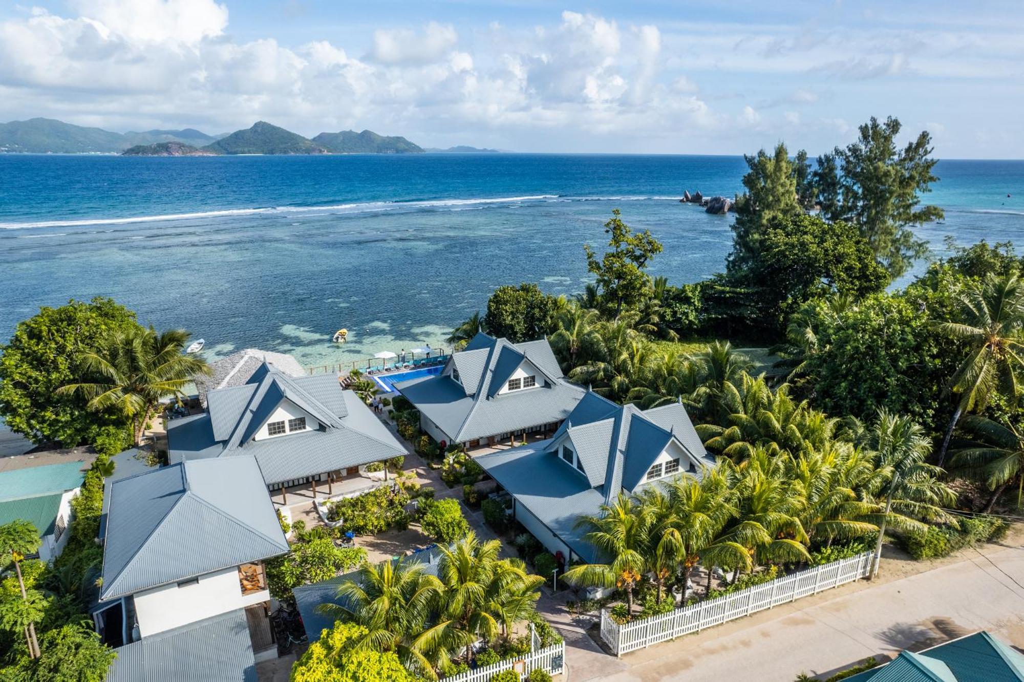 Le Nautique Waterfront Hotel La Digue Luaran gambar